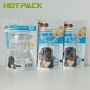 MOQ5000 mylar smell proof stand up plastic zipper packaging bag for pet food