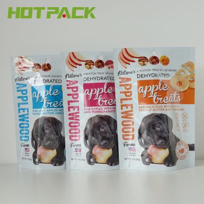 Manufacturer Custom Aluminum Foil Pouch Premium Dog Pet Food stand up Packaging bag 