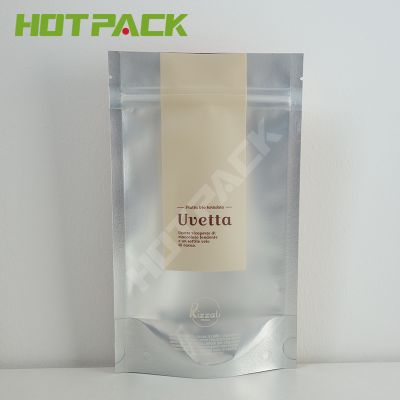 Custom Wholesale Foil Lined Empty Kraft Paper aluminum foil  Packaging Bags