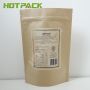 Custom Printing Kraft Paper Resealable Energy Powder Supplement Sport Food Stand Up Packaging Bag