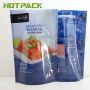 Custom Food Grade Logo Printed For Plastic Frozen  Packaging Stand Up Pouch