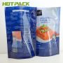 Custom Food Grade Logo Printed For Plastic Frozen  Packaging Stand Up Pouch