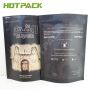 Custom Printed Ziplock Empty Kraft Paper Tea  Packaging Sachet Pouch