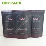 Wholesale custom print food package black mylar stand up pouch  