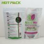 Standing Up  With Zipper Plastic Packaging Bag   For Depilation wax