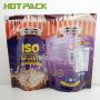 Custom printing heat seal gourmet candy mylar laminited foil inside stand up bag