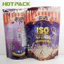 Custom printing heat seal gourmet candy mylar laminited foil inside stand up bag