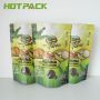Laminated kraft paper custom print flour packaging bag stand up food pouch with zip lock