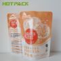 Mylar glossy plastic stand up zipper liquid packaging bag for soup with logo