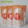 Mylar glossy plastic stand up zipper liquid packaging bag for soup with logo
