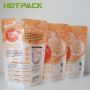 Mylar glossy plastic stand up zipper liquid packaging bag for soup with logo
