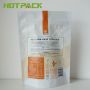 Plastic bag supplier custom digital printing clear stand up packing dietary fiber bag