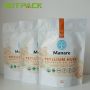 Plastic bag supplier custom digital printing clear stand up packing dietary fiber bag