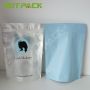 Food grade custom printed clear plastic face mask packaging bags stand up zipper pouch bag with own logo