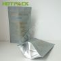 Hologram matte finished stand up zip lock aluminum foil packaging bag for hair care with own logo