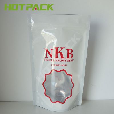 Food grade edible candy nuts cookie snack mylar packaging bags plastic stand up bag with ziplock