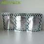Hologram silver custom heat seal top foil mylar stand up packaging bag for personal cleaning/care