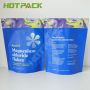 Custom direct print mylar stand up zipper lock plastic packaging bag packaging bath soak