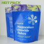 Custom direct print mylar stand up zipper lock plastic packaging bag packaging bath soak