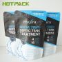 Custom digital printing smell proof metalized stand up ziplock plastic bag with logo