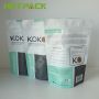 Top sale custom foil food storage packing bags stand up ziplock coconut oil pouch