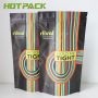 Custom printing matter packaging clothing socks stand up zipper pouches bags with logo