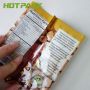 Custom foil mylar bright surface small plastic bag snack packaging material midlle seal bags