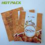 Custom mylar heat seal cheap biscuit snack food plastic small three side seal packaging bag
