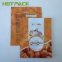 Custom mylar heat seal cheap biscuit snack food plastic small three side seal packaging bag