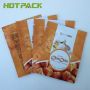 Custom mylar heat seal cheap biscuit snack food plastic small three side seal packaging bag