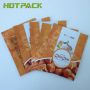 Custom mylar heat seal cheap biscuit snack food plastic small three side seal packaging bag