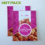 Hot Selling Resealable Zipper Aluminium Foil Plastic Packaging Matte Nut Food Three Side Seal Pouches Bag