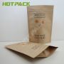 Custom printing aluminum foil coconut powder mylar stand up pouch with zipper