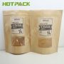 Custom printing food package chia seed kraft paper stand up pouch packaging bag