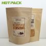 Hot sale custom foil mylar stand up kraft paper bag for nuts