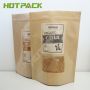 Hot sale custom foil mylar stand up kraft paper bag for nuts
