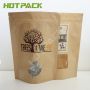 Custom Powder Sugar Stick Packaging Kraft Paper Edible Stand Up Pouch