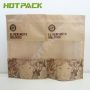 Hot Sale Custom Food Grade Mylar Kraft Paper Seed Stand Up Packaging Bags Wtih Window