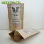 [ 复制 ]Food Grade Stand Up Zipper Kraft Paper Packaging Cookie Milk Powder Organic Spices Bag
