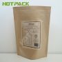 flour granola powder Custom Print Food stand up pouch kraft paper packing bag