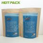 Custom Water Proof manufacture kraft paper 500g whey stand up pouch