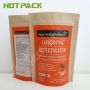 Moisture Proof Food Grade Brown Kraft Paper Stand Up Packaging Bags
