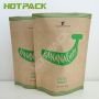 Custom Small Aluminum Foil Kraft Paper Banana Chips Sachets Packing bag 
