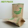 Customized Print  Banana Chips Kraft Paper Edible Food Package Bag With Zipper 