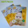 Custom Printing Aluminum Foil Mylar Snack Food Three Side Seal Packing Bags With Zipper