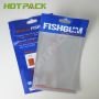 Custom Printing  Aluminum Foil Packaging Zipper Fish Feed Bag 3 Side Seal Pouch