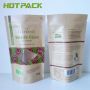 Wholesale stand up zipper pouch  natural macadamia nuts 125g kraft paper bag with window