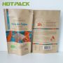 Custom High Quality Kraft Paper Packaging Bag With Zipper Nuts Food Stand Up Pouch