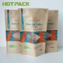 Custom High Quality Kraft Paper Packaging Bag With Zipper Nuts Food Stand Up Pouch