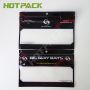 Custom clear zip lock plastic fishing bait lure plastic packaging bag 3 side seal bag